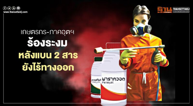 เกษตรกร-ภาคอุตสาหกรรม ร้องระงม หลังแบน 2 สารยังไร้ทางออก เกษตรกร-ภาคอุตสาหกรรม ร้องระงม หลังแบน 2 สารยังไร้ทางออก