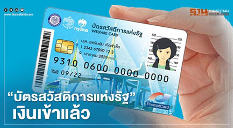 “บัตรสวัสดิการแห่งรัฐ” เงินเข้าแล้ว เช็กเลยใช้จ่ายอะไรได้บ้าง “บัตรสวัสดิการแห่งรัฐ” เงินเข้าแล้ว เช็กเลยใช้จ่ายอะไรได้บ้าง