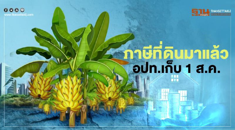 ภาษีที่ดินมาแล้ว อปท.เก็บ 1 ส.ค. ภาษีที่ดินมาแล้ว อปท.เก็บ 1 ส.ค.