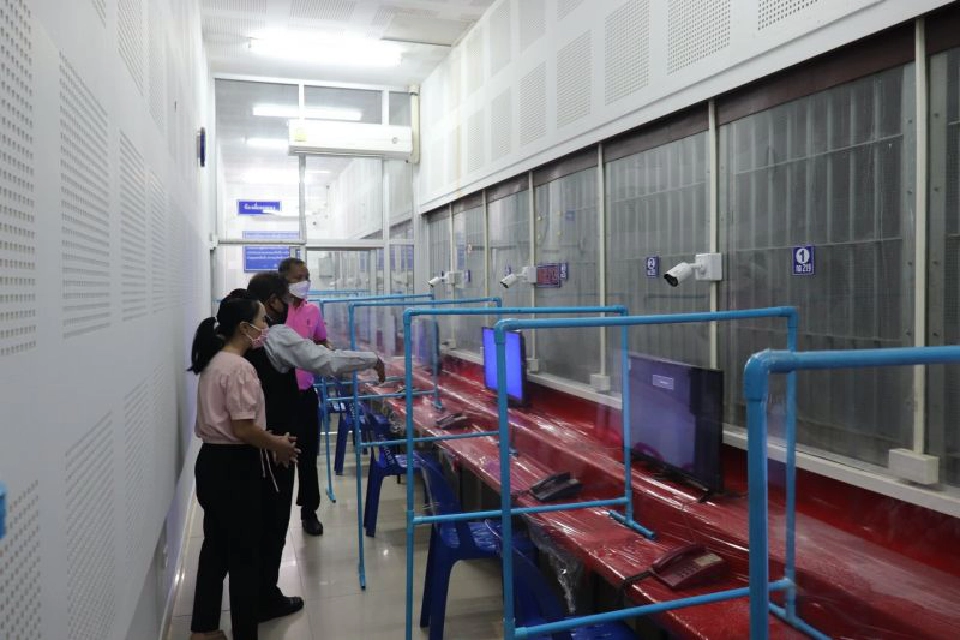  นิวนอร์มอล"เรือนจำอุบลฯ"เยี่ยมญาติผ่านทีวีวงจรปิด