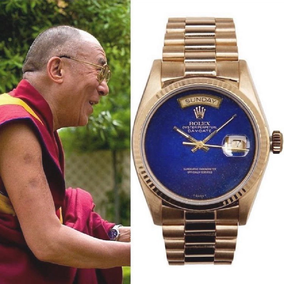 ปาเต๊ะ # 658  ของช่างนาฬิกา พระนามว่า ดาไล ลามะ