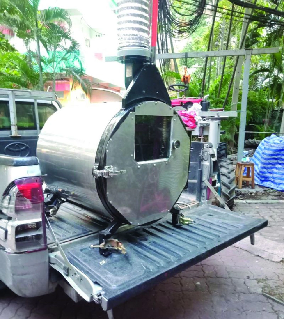 เตาย่างกึ่งอบไร้ควัน  สร้างอาชีพใหม่สู้ภัยโควิด