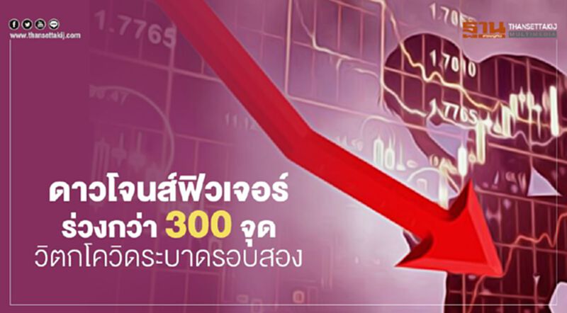 ดาวโจนส์ฟิวเจอร์ร่วงกว่า 300 จุด วิตกโควิดระบาดรอบสอง ดาวโจนส์ฟิวเจอร์ร่วงกว่า 300 จุด วิตกโควิดระบาดรอบสอง