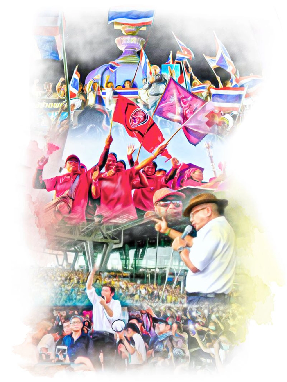 แกนนำม็อบสีเสื้อ  ติดบ่วงคดี ทยอยฟังศาล‘ชี้ชะตา’