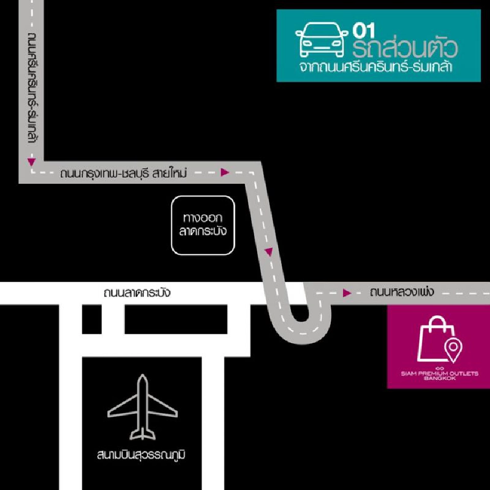 "สยาม พรีเมี่ยม เอาท์เล็ต" เปิดวิธีการเดินทางเอาใจขาช็อป