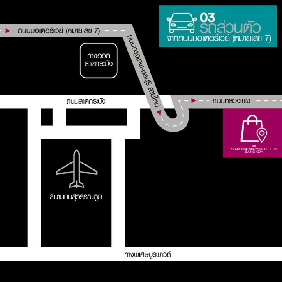 "สยาม พรีเมี่ยม เอาท์เล็ต" เปิดวิธีการเดินทางเอาใจขาช็อป