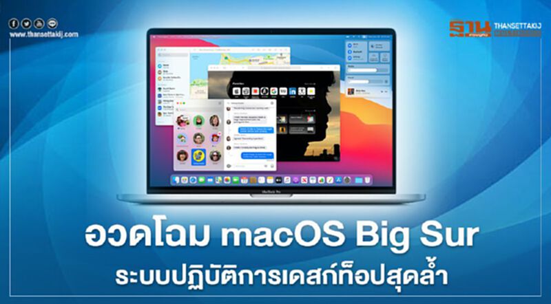 อวดโฉม macOS Big Sur ระบบปฏิบัติการเดสก์ท็อปสุดล้ำ อวดโฉม macOS Big Sur ระบบปฏิบัติการเดสก์ท็อปสุดล้ำ