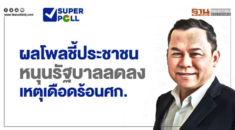 ผลโพลชี้ประชาชนหนุนรัฐบาลลดลงทุกข์ยากจากศก. ผลโพลชี้ประชาชนหนุนรัฐบาลลดลงทุกข์ยากจากศก.