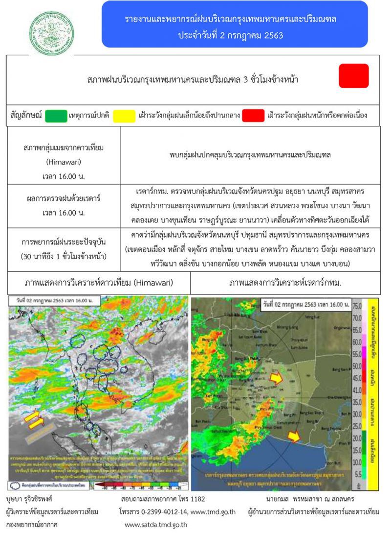 มาตามนัด กทม.ฝนตกหนักหลายพื้นที่