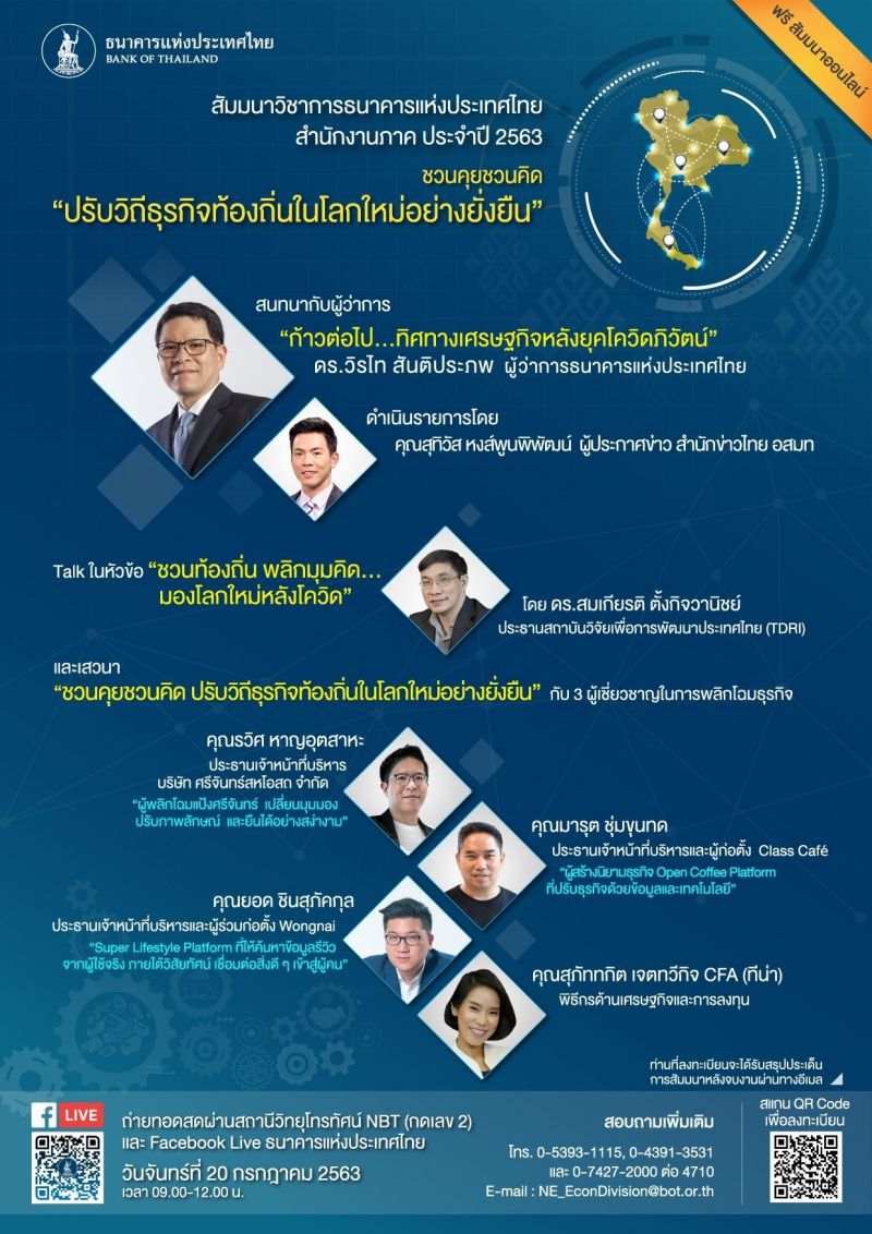 ธปท.ล้อมวงคุย"วิถีธุรกิจท้องถิ่น"ในโลกใหม่