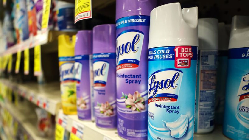 สหรัฐไฟเขียวสเปรย์ฆ่าเชื้อ Lysol หลังพบฆ่าโควิดได้