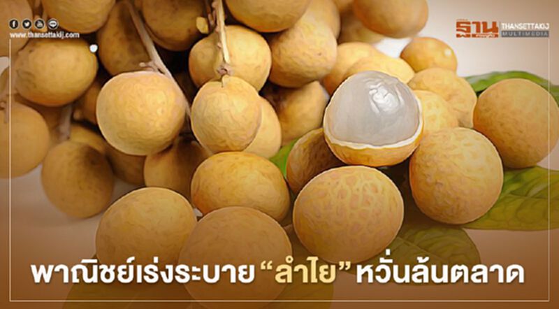พาณิชย์เร่งระบาย “ลำไย” หวั่นล้นตลาด พาณิชย์เร่งระบาย “ลำไย” หวั่นล้นตลาด
