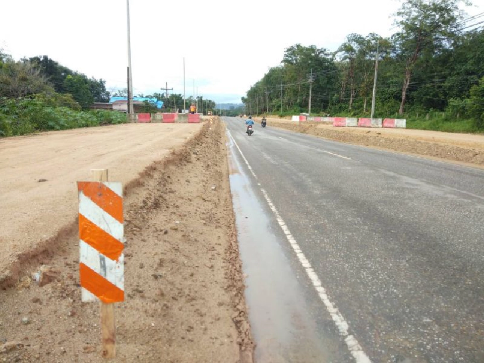 "กรมทางหลวง" สั่งปรับแบบใหม่ 4เลน “ตะกั่วป่า-ท้ายเหมือง”หลังชาวบ้านโวย 