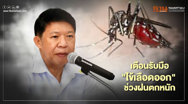 เตือนรับมือ"ไข้เลือดออก" ช่วงฝนตกหนัก ป่วยแล้วกว่า 2.5 หมื่นราย เตือนรับมือ"ไข้เลือดออก" ช่วงฝนตกหนัก ป่วยแล้วกว่า 2.5 หมื่นราย