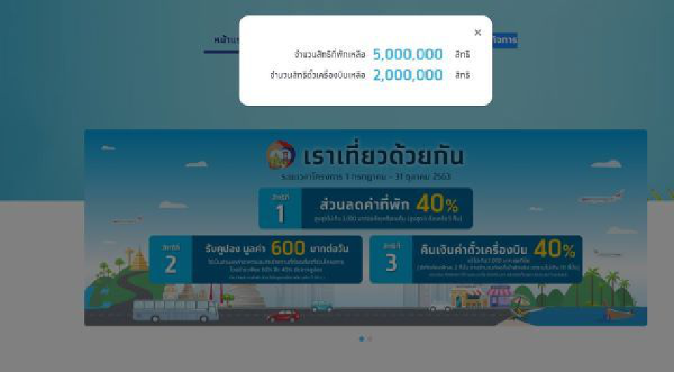 เช็กด่วน www.เราเที่ยวด้วยกัน.com ลงทะเบียน อย่างไร ให้ได้รับสิทธิ์