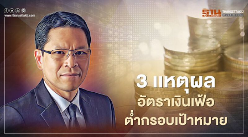 3 เหตุผลอัตราเงินเฟ้อต่ำกรอบเป้าหมาย 3 เหตุผลอัตราเงินเฟ้อต่ำกรอบเป้าหมาย
