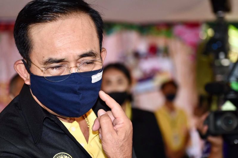 นายกฯใส่หน้ากากผ้า "รวมไทยสร้างชาติ" ชวนคนไทย จับมือกันเดินหน้าภารกิจนี้