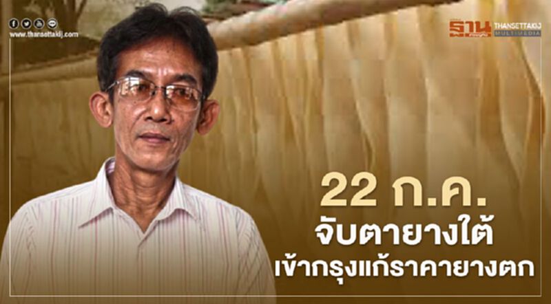 22 ก.ค.จับตายางใต้เข้ากรุงแก้ราคายางตก 22 ก.ค.จับตายางใต้เข้ากรุงแก้ราคายางตก