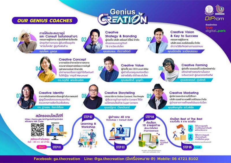 กสอ. เปิด จีเนียส เดอะ ครีเอชั่น ปั้น 10 ต้นแบบเกษตรอุตสาหกรรม
