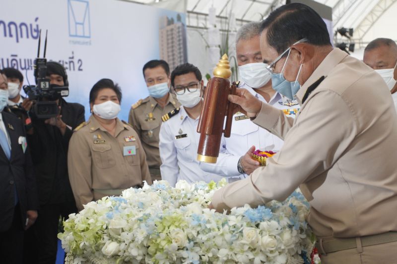  นายกรัฐมนตรีวางศิลาฤกษ์ ฟื้นฟูชุมชนดินแดง ระยะที่2