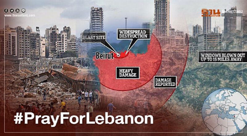 #PrayForLebanon ทั่วโลกส่งกำลังใจ “เลบานอน” #PrayForLebanon ทั่วโลกส่งกำลังใจ “เลบานอน”