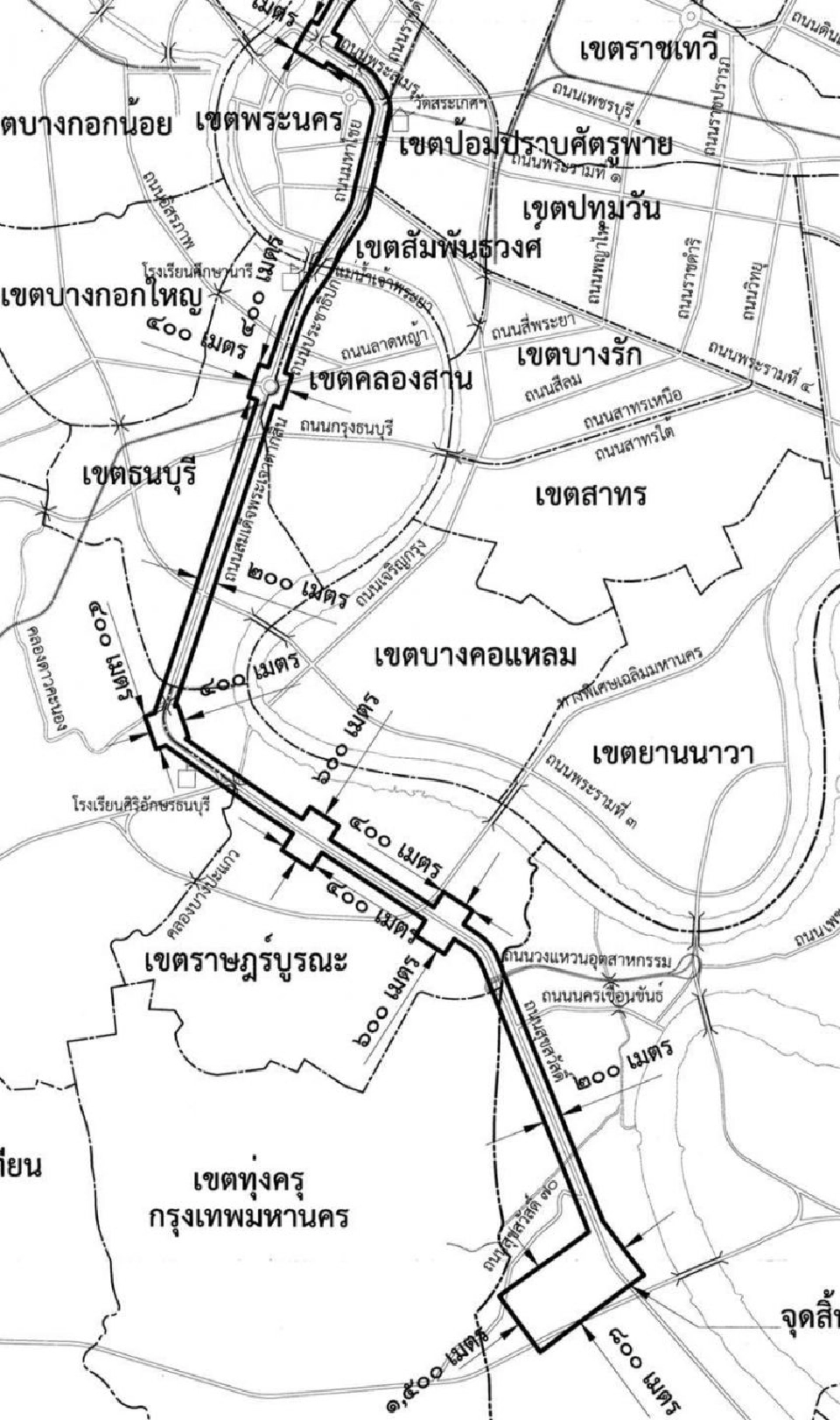 คลอดแล้ว! พรฏ.เวนคืน รถไฟฟ้า"สายสีม่วงใต้"  8เขตกทม.ยันพระประแดง