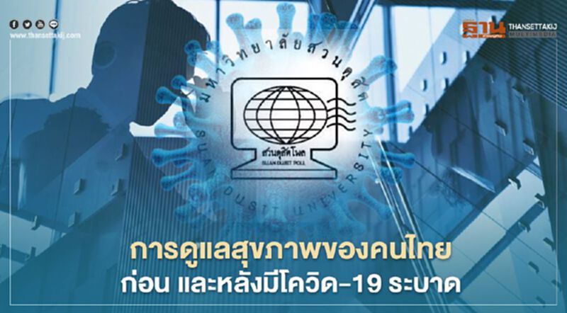 โพลเผยพฤติกรรม"การดูแลสุขภาพของคนไทย" ก่อน และหลังโควิดระบาด โพลเผยพฤติกรรม"การดูแลสุขภาพของคนไทย" ก่อน และหลังโควิดระบาด