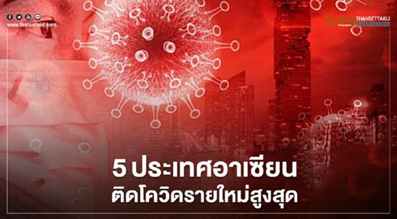 5 ประเทศอาเซียนติดโควิด-19 รายใหม่สูงสุด "ฟิลิปปินส์"นำโด่ง 5 ประเทศอาเซียนติดโควิด-19 รายใหม่สูงสุด "ฟิลิปปินส์"นำโด่ง