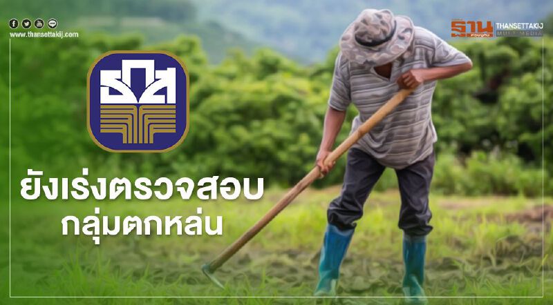 ตรวจสอบลงทะเบียนwww.เยียวยาเกษตรกร.com เร่งสำรวจกลุ่มตกหล่นให้แล้วเสร็จกลางเดือนสิงหาคม