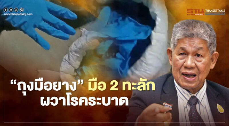 “ถุงมือยาง” มือ2 ทะลัก ผวาโรคระบาด  (มีคลิป)