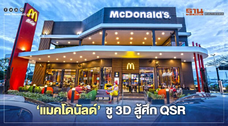 ‘แมคโดนัลด์’ ชู ‘Delivery-Drive Thru-Digital’ สู้ศึก QSR ‘แมคโดนัลด์’ ชู ‘Delivery-Drive Thru-Digital’ สู้ศึก QSR