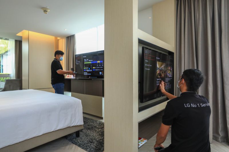 “แอลจี” ตรวจสอบระบบทีวีให้โรงแรมฟรีก่อนเปิดบริการถึงสิ้นปีนี้