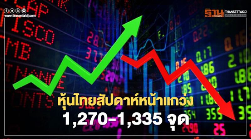 บล.กสิกรไทย มองหุ้นไทยสัปดาห์หน้าแกว่ง 1,270-1,335 จุด บล.กสิกรไทย มองหุ้นไทยสัปดาห์หน้าแกว่ง 1,270-1,335 จุด