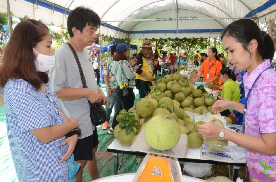 "สูงเนิน"เปิดตลาดน้ำส้มโอจีโอพาร์ค