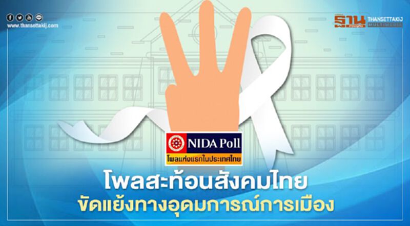 ชูสามนิ้ว ผูกโบว์ โพลสะท้อนสังคมไทยกำลังเผชิญความขัดแย้งทางอุดมการณ์การเมือง ชูสามนิ้ว ผูกโบว์ โพลสะท้อนสังคมไทยกำลังเผชิญความขัดแย้งทางอุดมการณ์การเมือง