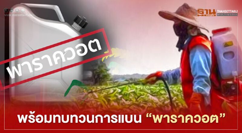 “คณะกรรมการวัตถุอันตราย” พร้อมทบทวนการแบน “พาราควอต” “คณะกรรมการวัตถุอันตราย” พร้อมทบทวนการแบน “พาราควอต”