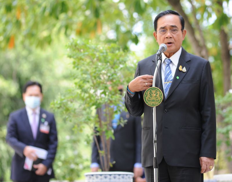 พล.อ.ประยุทธ์ จันทร์โอชา นายกรัฐมนตรีและรมว.กลาโหม 