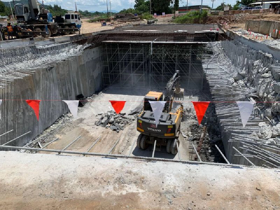 กรมราง -ITD  ตรวจสอบ อุโมงค์ลอดใต้ทางรถไฟถล่ม