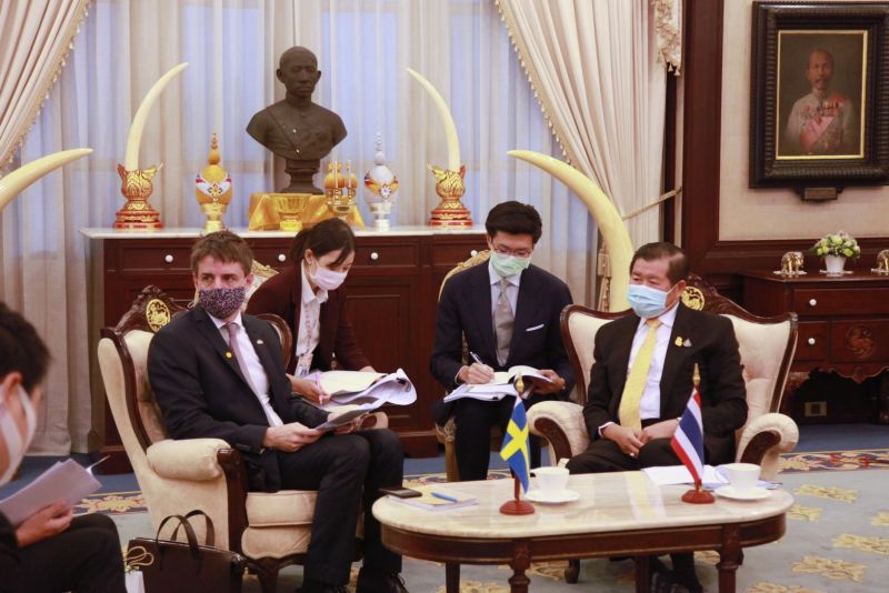 “ทูตสวีเดน”พบ“นิพนธ์”เสนอช่วยงบจัดการสิ่งแวดล้อม-น้ำเสีย