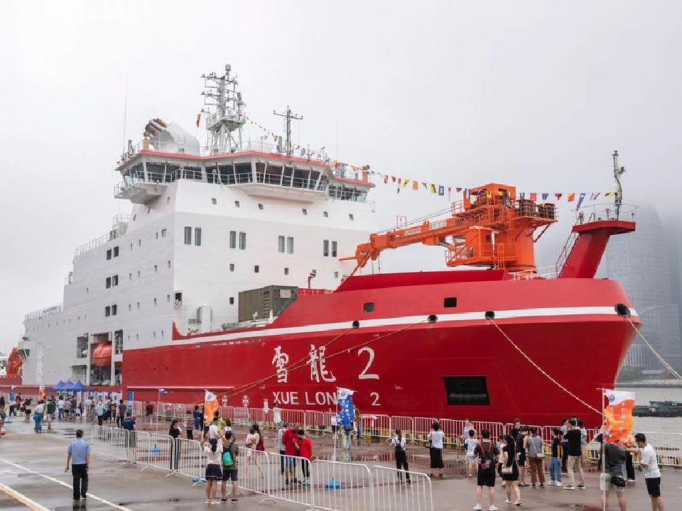 จีนพร้อมส่งเรือตัดน้ำแข็ง “เสวี่ยหลง 2” บุกสำรวจแอนตาร์กติกาครั้งใหม่