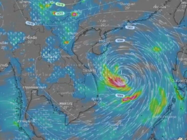  “โนอึล” พายุลูกใหม่ จ่อเข้าไทย