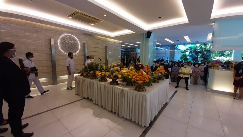 คลัง ทำพิธีบวงสรวงองค์ช้างคู่ประจำกระทรวง