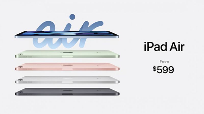 iPad Air โฉมใหม่ มาพร้อมสีสันให้เลือก5สี iPad Air โฉมใหม่ มาพร้อมสีสันให้เลือก5สี