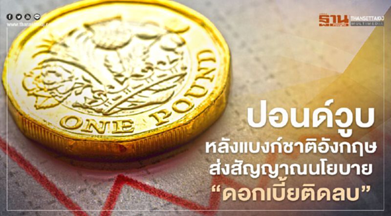 ปอนด์วูบหลังแบงก์ชาติอังกฤษส่งสัญญาณใช้นโยบาย “ดอกเบี้ยติดลบ” ปอนด์วูบหลังแบงก์ชาติอังกฤษส่งสัญญาณใช้นโยบาย “ดอกเบี้ยติดลบ”