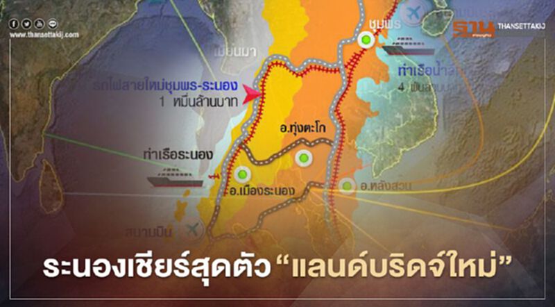 ระนองเชียร์สุดตัว ‘แลนด์บริดจ์ใหม่’ ระนองเชียร์สุดตัว ‘แลนด์บริดจ์ใหม่’