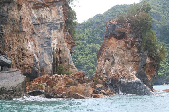 แจงเกาะหินปูนอายุ 260 ล้านปีถล่มเป็นเรื่องปกติ เกิดทุกปี