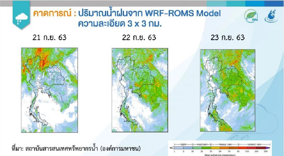 21 -27 ก.ย. ไทยรับมือฝนตกต่อเนื่อง 