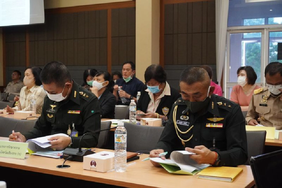 จังหวัดเชียงรายประชุมหน่วยงานที่เกี่ยวข้องรวมทั้งฝ่ายความมั่นคงถึงกรณีปัญหาการค้าชายแดนผ่านด่านแม่สาย