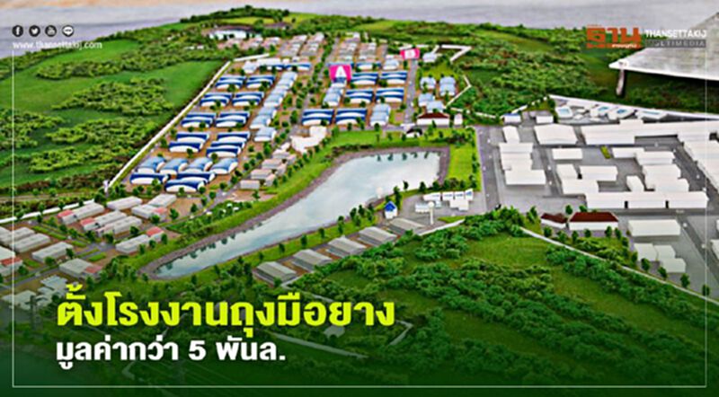 เอกชนปักหมุดตั้ง "โรงงานถุงมือยาง" กว่า 5 พันล้านบาท เอกชนปักหมุดตั้ง "โรงงานถุงมือยาง" กว่า 5 พันล้านบาท