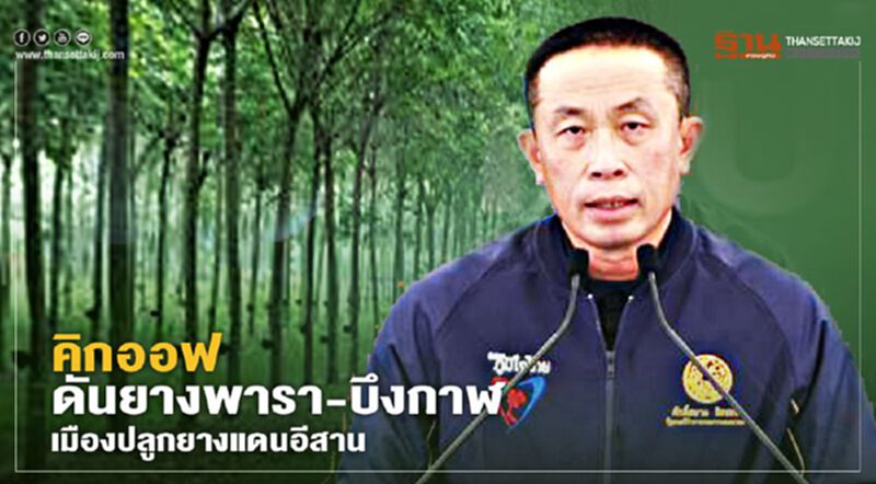 "คมนาคม" คิกออฟ ดันยางพาราทำถนน-บึงกาฬ ศูนย์กลางปลูกยางแดนอีสาน "คมนาคม" คิกออฟ ดันยางพาราทำถนน-บึงกาฬ ศูนย์กลางปลูกยางแดนอีสาน